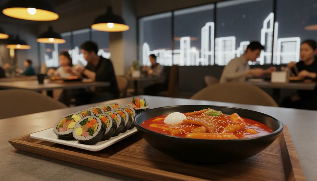 맛있는 분식 매장